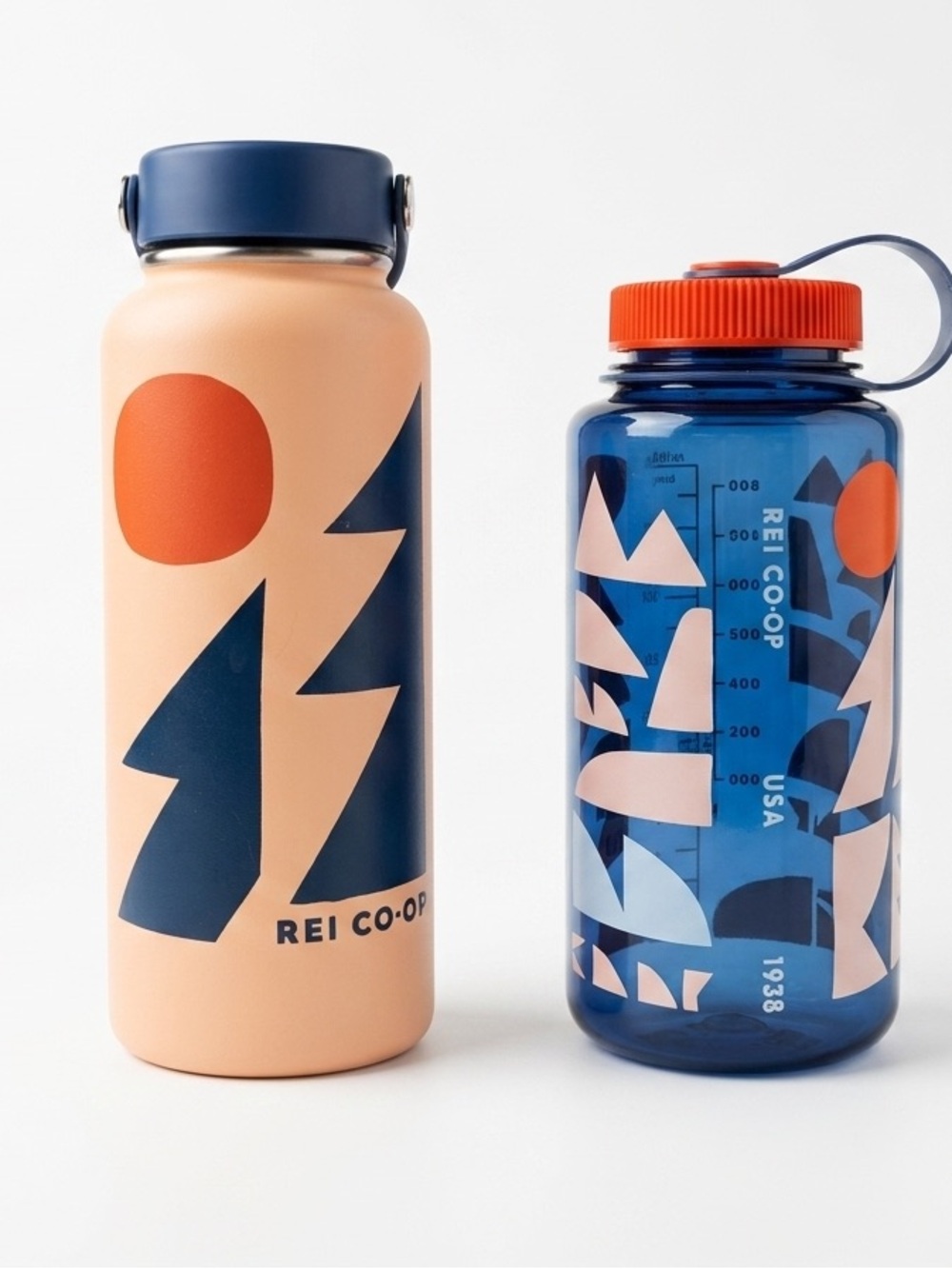 REI Co-op Matching Hydro Flask 40oz + Nalgene 32oz Bundle